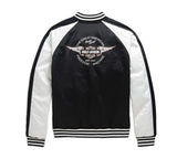 Men's Colorblock Winged Logo Bomber Jacket