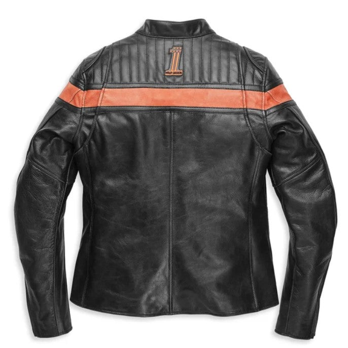 Women's H-D Victory Sweep Leather Jacket