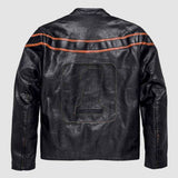 Harley Davidson Men's Double Ton Slim Fit Leather Jacket