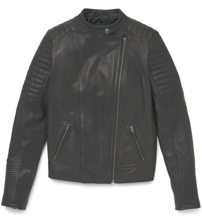 Women's H-D Reservoir Moto Leather Jacket