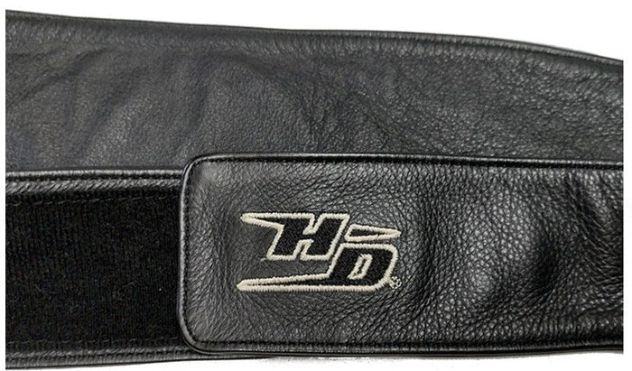 Vintage Men's Harley-Davidson Deluxe Black Leather Chaps