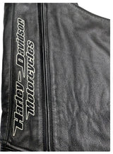 Vintage Men's Harley-Davidson Deluxe Black Leather Chaps