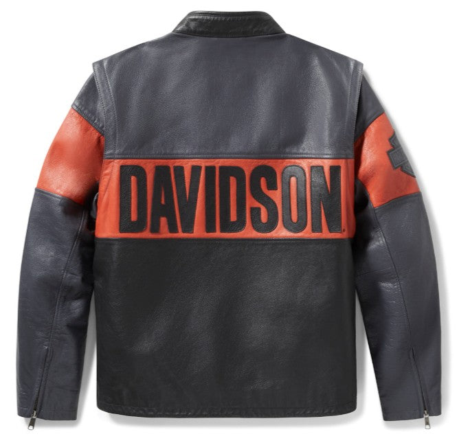 Men's Essential Convertible Leather Jacket