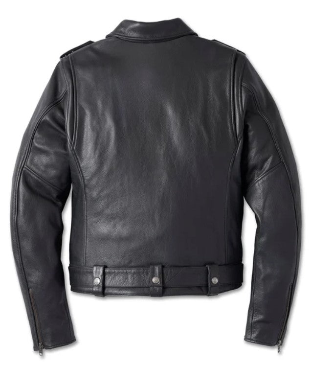 Women's H-D 120th Anniversary Cycle Queen Leather Biker Jacket