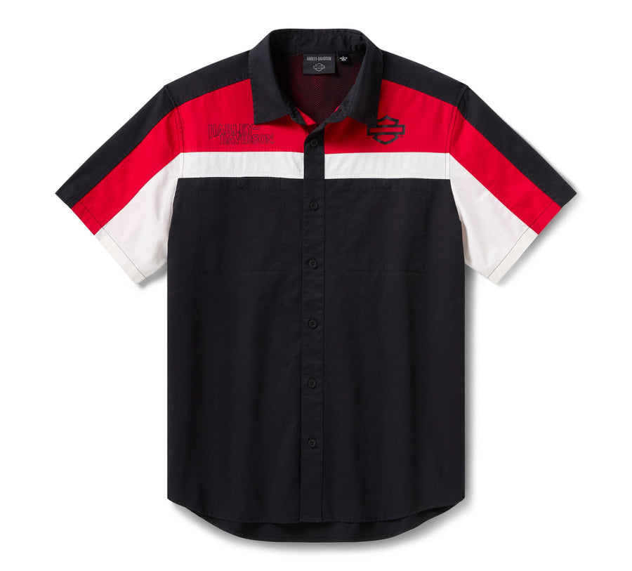 Men's Screamin' Eagle Vented Short Sleeve Mechanics Shirt