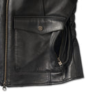Women's H-D Flex Layering System Captains Leather Jacket Outer Layer