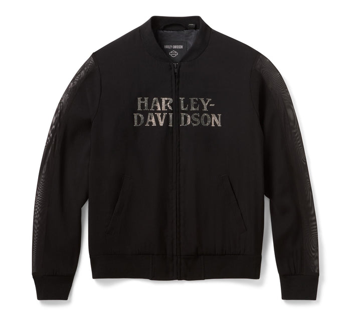 Women's Willie G Skull Bling Bomber