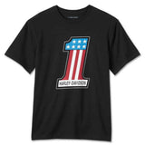 Harley-Davidson® Men's #1 Racing Logo Short Sleeve Tee - Black 99071-24VM