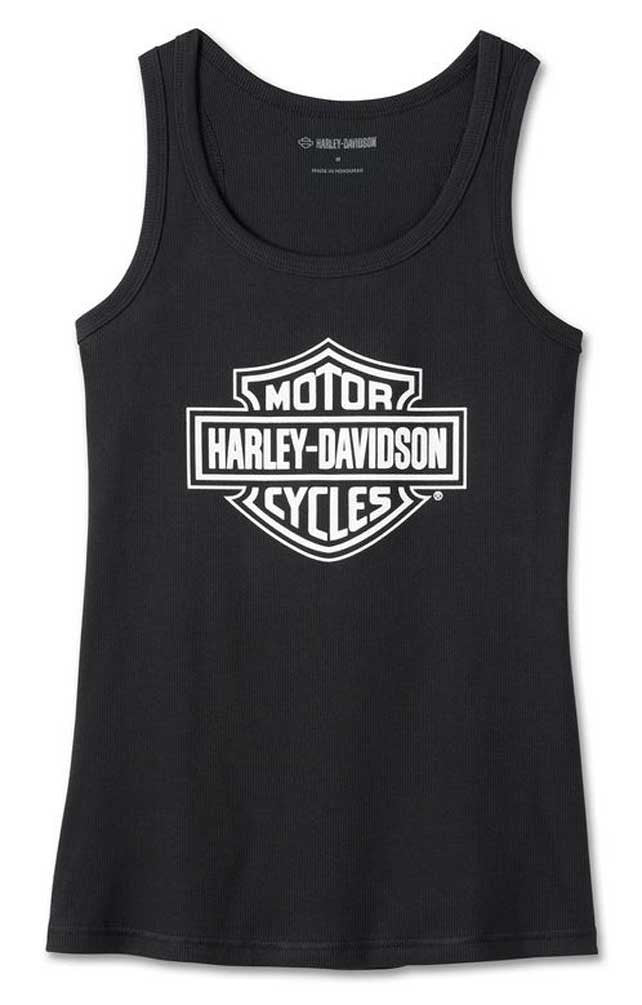 Harley-Davidson Women's Bar & Shield Sleeveless Tank Top - Black 99097-24VW