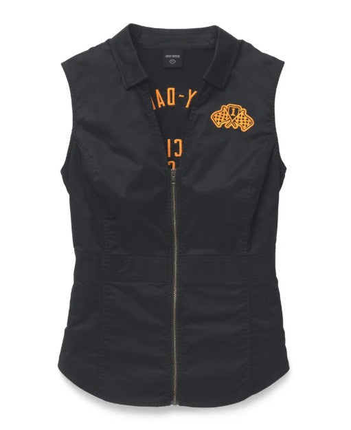 Harley-Davidson Women's Sleeveless Shirt Ritual Racing, Black