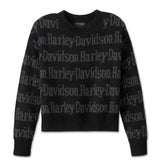 Genuine Harley-Davidson® Women's Harley-Davidson Repeat Print Sweater