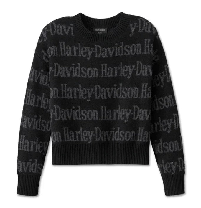 Genuine Harley-Davidson® Women's Harley-Davidson Repeat Print Sweater