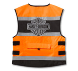 Men's H-D Hi-Vis Vest - Hi Vis Orange