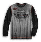 Harley-Davidson® Men's Iron Block Pullover, Grey