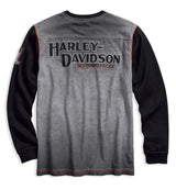 Harley-Davidson® Men's Iron Block Pullover, Grey
