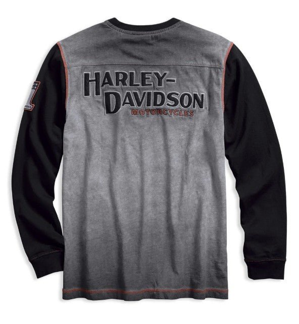 Harley-Davidson® Men's Iron Block Pullover, Grey