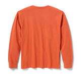 Men's Dickies x H-D Winged Horseshoe Long Sleeve Tee - Vintage Orange