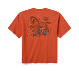 Men's Dickies x H-D Horsepower Heavyweight Pigment Dyed Tee - Vintage Orange
