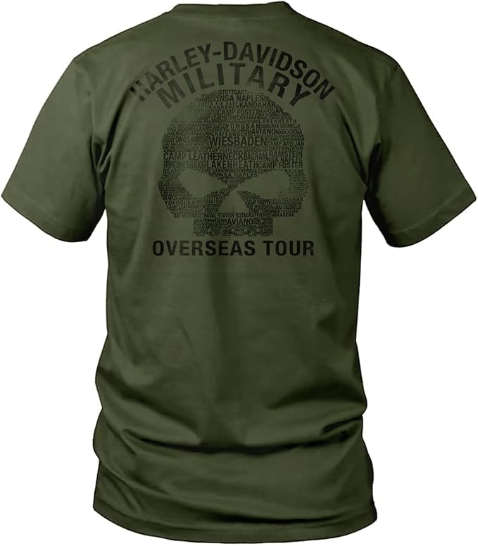 Harley-Davidson Military, Exclusive Overseas Tour, Honor the Military, Men’s T-Shirt