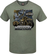 Harley-Davidson Military - Men's Military Green Graphic T-Shirt - Tour of Duty Pacific