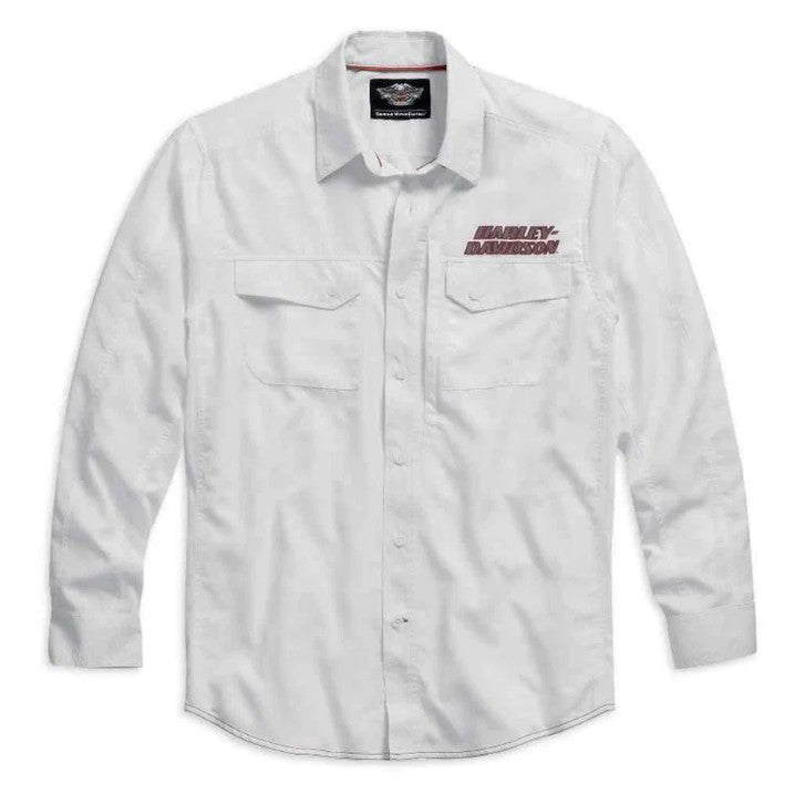 Harley-Davidson Long Sleeve Performance Button Front Shirt