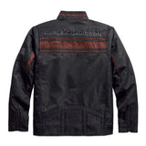Harley-Davidson Men's Lightweight Mesh Accent Nylon Jacket, Black