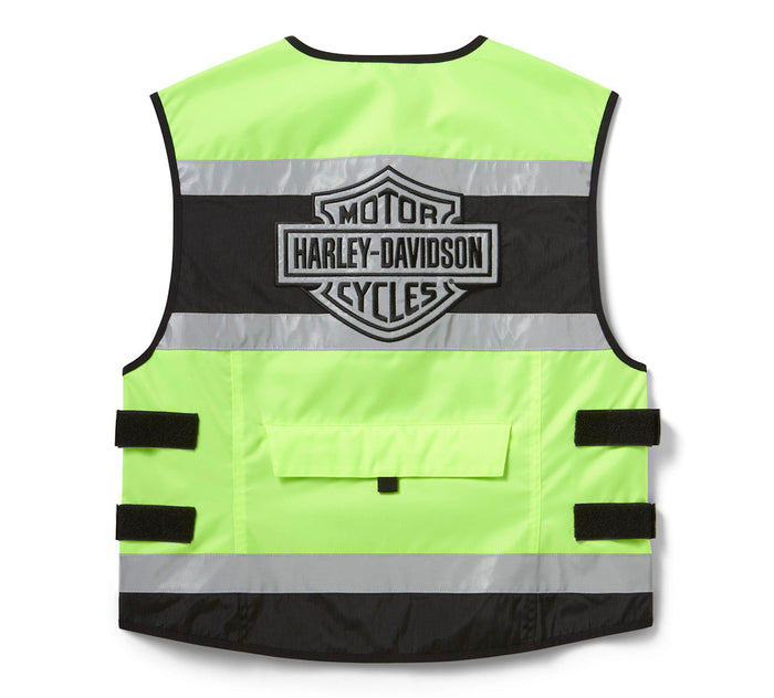 Men's H-D Hi-Vis Vest - Hi Vis Yellow