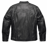 Harley Davidson Men's Midway Motorcycle Leather Jacket