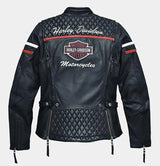 H-D Miss Enthusiast Triple Vent Women's Leather Jacket