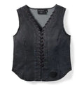 Harley-Davidson Women´s Vest Lace Up black