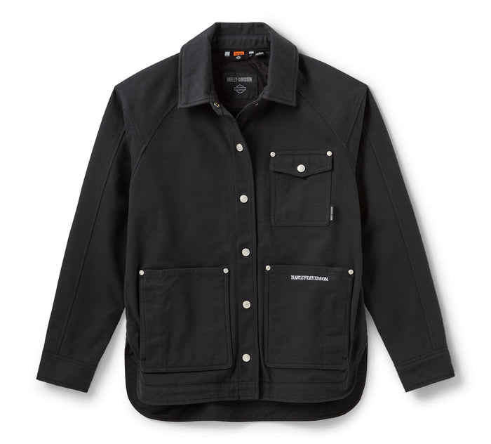 Women's Willie G Skull Curved Hem Riding Jacket