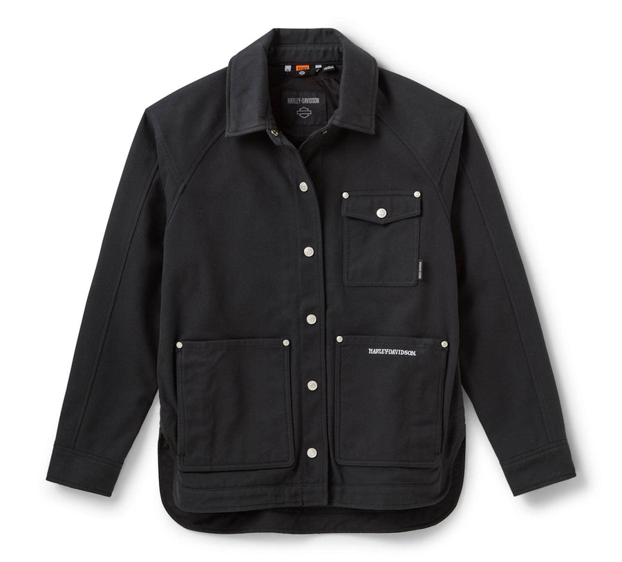 Women's Willie G Skull Curved Hem Riding Jacket