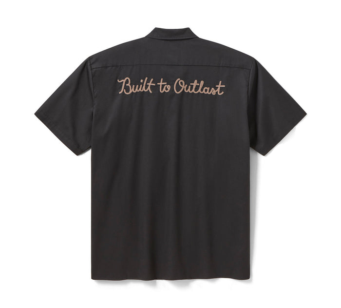 Men's Dickies x H-D Built to Outlast Work Shirt - Black