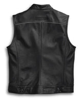 Harley Davidson Men's Foster Reflective Leather Vest