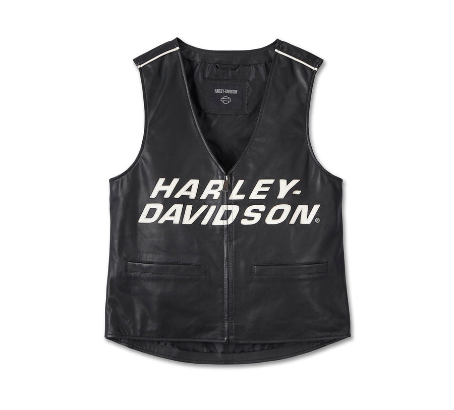Men's Factory Leather Vest