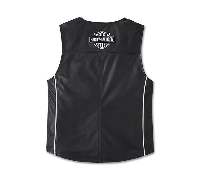 Men's Factory Leather Vest