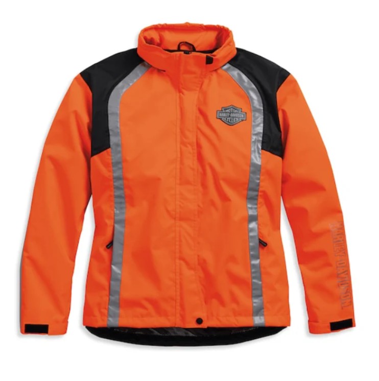 Harley-Davidson® Women's Hi-Visibility Reflective Rain Jacket