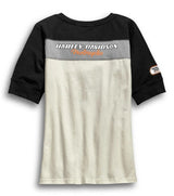 Harley-Davidson Women's H-D Racing Short Sleeve Henley