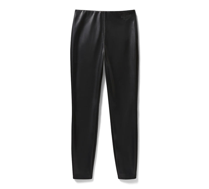 Women's Essential Faux Leather Legging