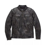 Harley Davidson Men's Dauntless Convertible Leather Jacket, Distressed