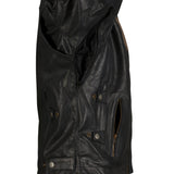 New Men's Black & Brown Motorbike Riding Jacket