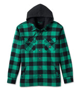 Harley-Davidson Men's Hooded Shirt Jacket Green Plaid, Willie G Skull