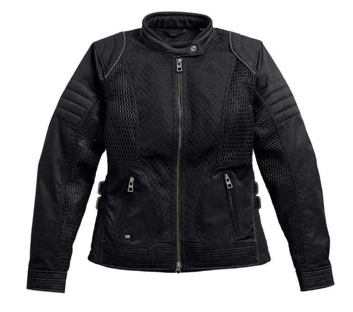 Harley-Davidson Women's Winged #1 Waterproof Mesh Jacket