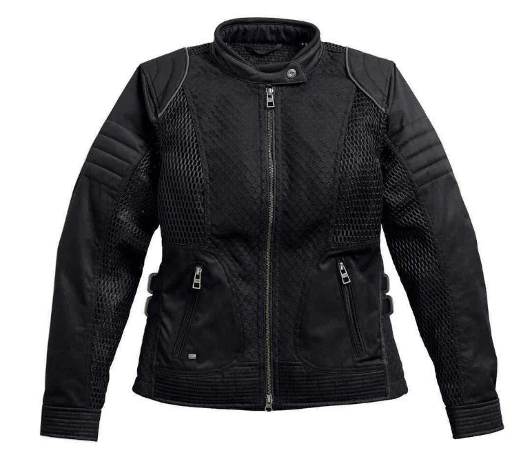 Harley-Davidson Women's Winged #1 Waterproof Mesh Jacket