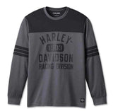 Harley-Davidson Men's Racing Jersey Long Sleeve Shirt - Black