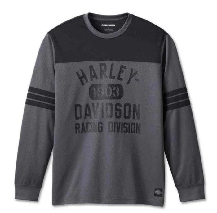 Harley-Davidson Men's Racing Jersey Long Sleeve Shirt - Black