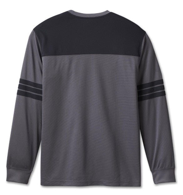 Harley-Davidson Men's Racing Jersey Long Sleeve Shirt - Black