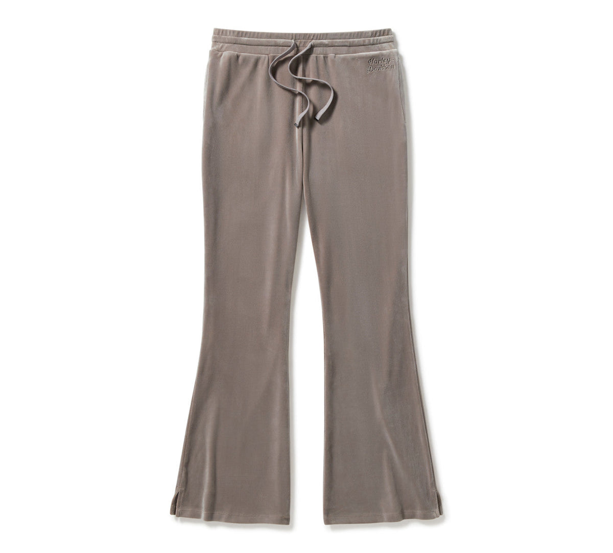 Women's Velour Bootleg Pant - Cinder