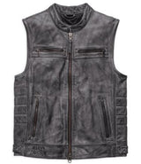 Harley Davidson Men's Distressed Leather Vest
