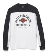 Harley-Davidson Men's Racing Colorblock Jersey, White